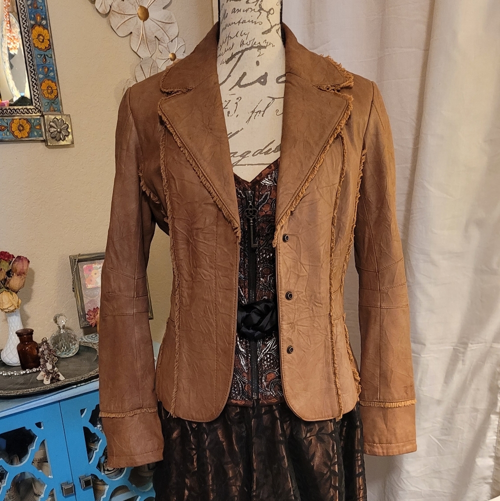 Bagatelle Genuine Leather Jacket